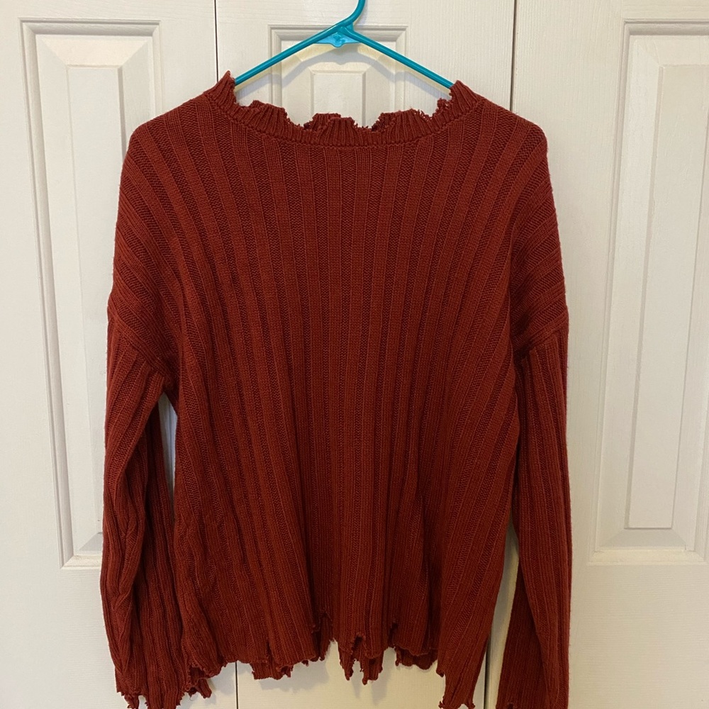 Forever 21 Distressed Sweater